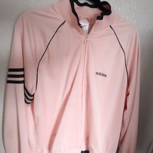 Vintage pink adidas sports jacket